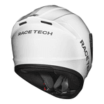 Capacete Race Tech Hit Monocolor - Branco.