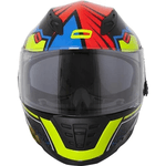 Capacete Norisk Ff302 Wizard - Preto Verde Azul
