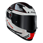 Capacete Ls2 Ff358 s Digital - Branco/preto