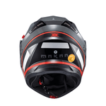 Capacete Texx Gladiator V3 Makan - Cinza/vermelho