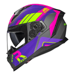 Capacete Race Tech Volt Track - Titanium Roxo.