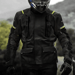 Jaqueta Ls2 Narvik - Preto/cinza/amarelo