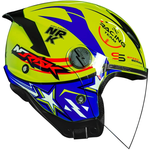Capacete Norisk Neo Galaxy - Amarelo Azul
