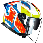 Capacete Norisk Downtown Provenza - Branco Laranja