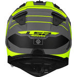 Capacete Ls2 Mx702 Pioneer Ii Namib - Cinza/amarelo