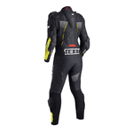Macacão Texx Pista - 1 Peça - Preto/amarelo/vermelho