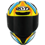 Capacete Kyt Tt Course Tati Mercado - Azul Amarelo