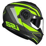 Capacete Ls2 Ff908 Strobe Ii Phantom - Titanium/amarelo