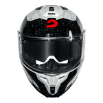 Capacete Race Tech Signal Gear - Preto Branco.