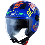 Capacete Norisk Orion Free - Azul Laranja
