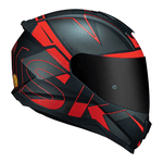 Capacete Norisk Ff802 Razor Axial - Preto Vermelho