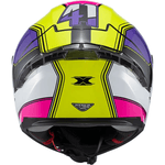 Capacete Texx Raptor Hornet - Verde/roxo/branco/rosa