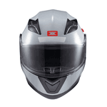 Capacete Texx Gladiator V3 Makan - Cinza/vermelho