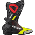 Bota Texx Pista - Preto/vermelho/amarelo