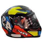 Capacete Fw3 Gtx 43 - Amarelo/azul