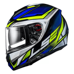 Capacete Ls2 Ff397 Vector Evo Rider - Azul Amarelo 