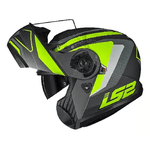 Capacete Ls2 Ff908 Strobe Ii Phantom - Titanium/amarelo