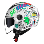 Capacete Norisk Orion Sv Free - Branco/laranja