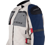 Jaqueta Texx Armor Feminina - Branco/azul/vermelho/cinza