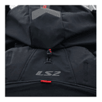 Jaqueta Ls2 Zirconium - Preto/titanium/vermelho