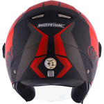 Capacete Norisk Orion City- Preto Fosco Vermelho