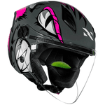 Capacete Norisk Neo Hyena - Cinza Rosa
