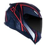 Capacete Norisk Ff802 Razor Ninja - Preto Vermelho