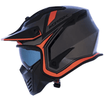 Capacete Norisk Darth Outline - Titanium Laranja