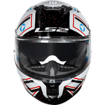 Capacete Ls2 Ff808 Stream Ii Maze - Branco Preto 