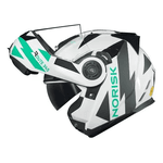 Capacete Norisk Ff345 Route Reflex - Branco/titanium