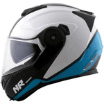 Capacete Norisk Ff345 Route Chance - Branco Azul Preto