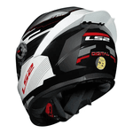 Capacete Ls2 Ff358 s Digital - Branco/preto