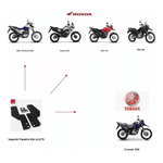 Bagageiro Givi - Xre300/ Xre190/ Bros160/ Crosser150 - Preto