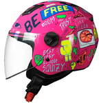 Capacete Norisk Orion Free - Rosa Verde 
