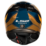 Capacete Ls2 Ff808 Stream Ii Vintage - Azul Laranja