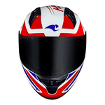 Capacete Race Tech Sector Slash - Branco/azul