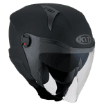 Capacete Kyt D-city Plain - Preto Fosco