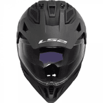Capacete Ls2 Mx702 Pioneer Il - Preto Fosco