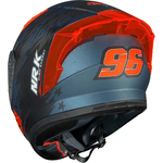 Capacete Norisk Flow Daytona - Azul/laranja