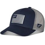 Boné Alpinestars Flag - Azul Cinza - Snapback