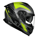 Capacete Norisk Strada Ii St - Titanium/preto/amarelo