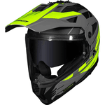 Capacete Ls2 Mx702 Pioneer Ii Namib - Cinza/amarelo