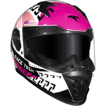 Capacete Race Tech Volt Ninja - Branco/rosa