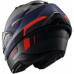 Capacete Shark Evo Es Kryd Mat Abr - Preto Azul Vermelho.