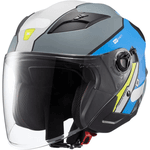 Capacete Texx Ugello Reisen - Azul/verde/branco