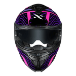 Capacete Norisk Strada Ii Fusion - Roxo/preto/rosa