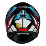 Capacete Ls2 Ff397 Vector Evo Rider - Azul Vermelho