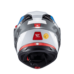 Capacete Texx Gladiator V3 Reisen - Azul/vermelho/branco