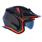 Capacete Norisk Darth Outline - Titanium Laranja