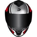 Capacete Race Tech Hit Draw - Preto Prata Vermeho